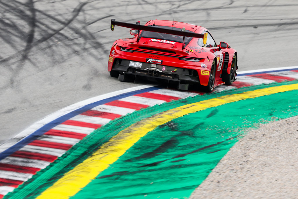 For fjerde gang starter Mikkel O. Pedersen i Pure Rxcings røde Porsche 911 GT3 R Evo
(Foto: JEP SRO)